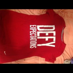 Red Nike tshirt size large